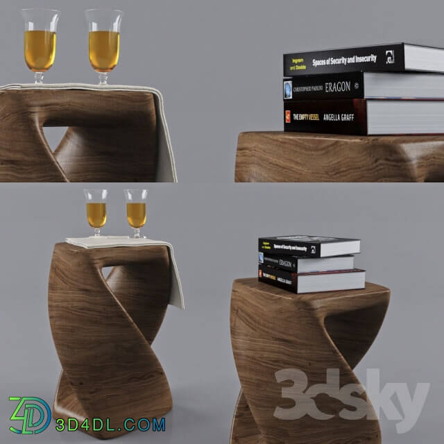 Table - decorative stools