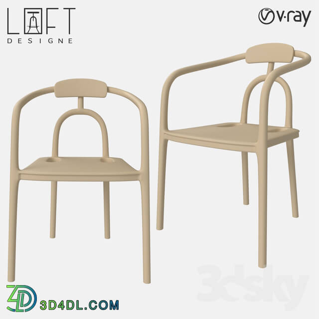 Chair - Chair LoftDesigne 30235 model