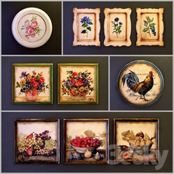 Frame - Collection 6_ decorative panels _interior plaque_ wooden picture_ 