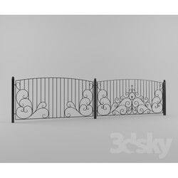 Other architectural elements - Wrought iron grille 