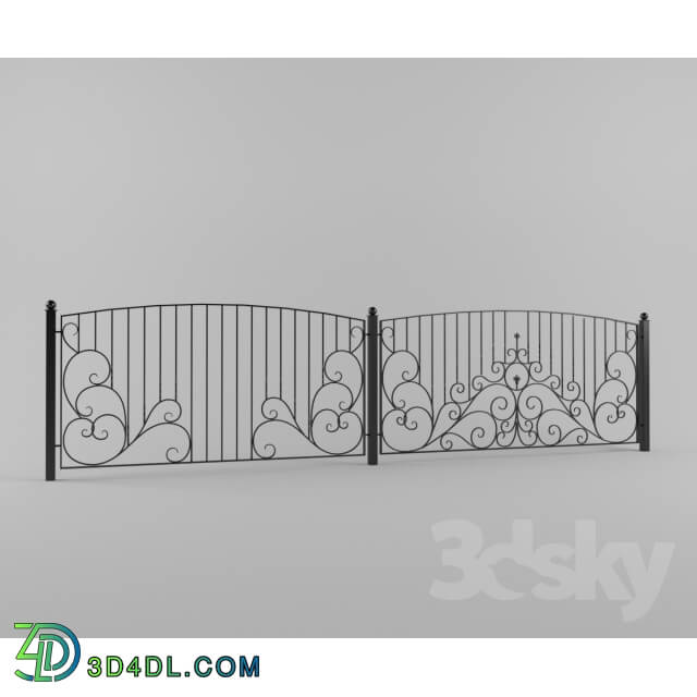 Other architectural elements - Wrought iron grille