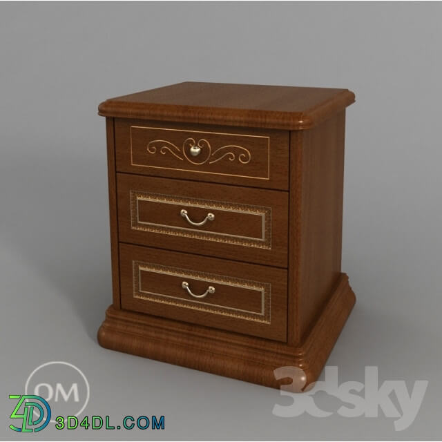 Sideboard _ Chest of drawer - Luigi_ walnut_ Miassmobili