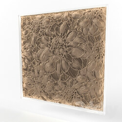 Decorative plaster - clay panels 