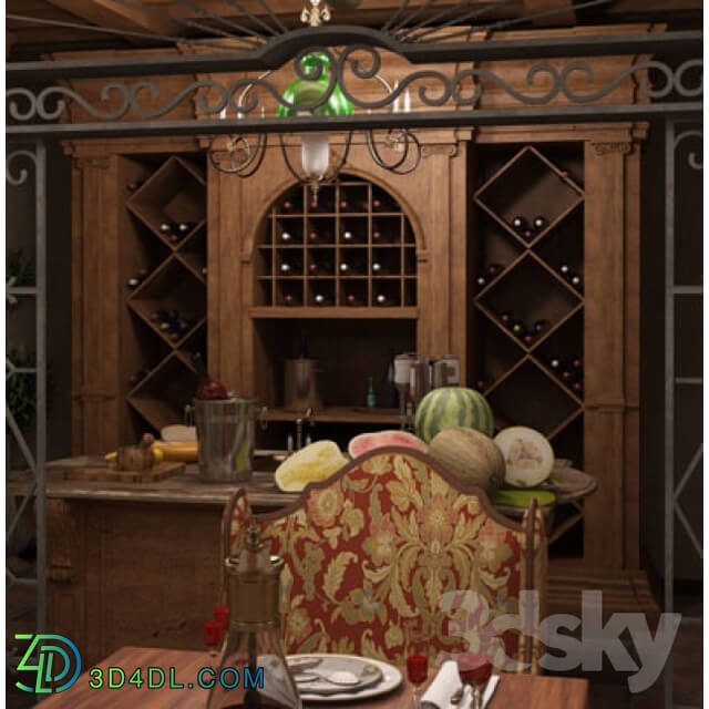 Restaurant - Wine Cabinet Francesco Molone