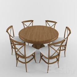 Table _ Chair - Mesas con sillas coloniales 