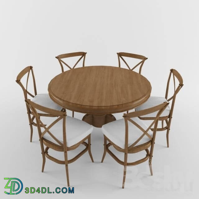 Table _ Chair - Mesas con sillas coloniales