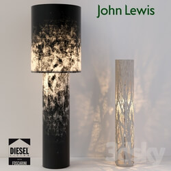 Floor lamp - Designer floor lamps Diesel and John lewis 