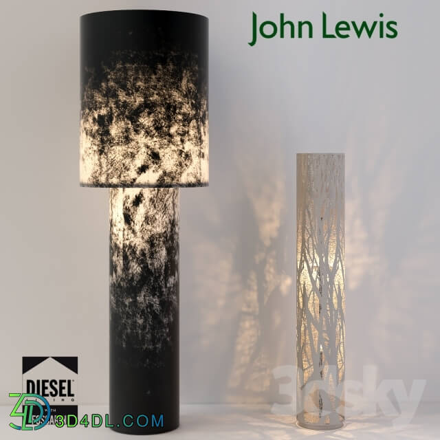 Floor lamp - Designer floor lamps Diesel and John lewis