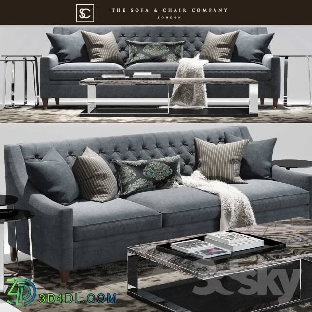 Sofa - Renoir sofa_Hogarth_Elypsis table_Rugs_The sofa and chair company