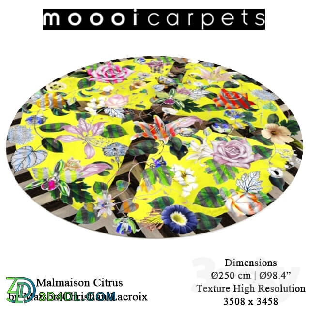 Carpets - Carpet Moooi Malmaison Citrus