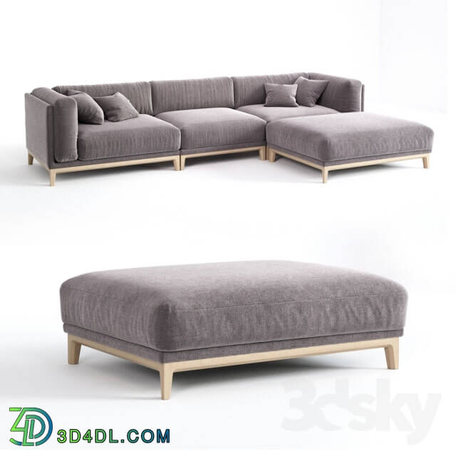 Other soft seating - Module pouf couch CASE 1240x940 _art.915_