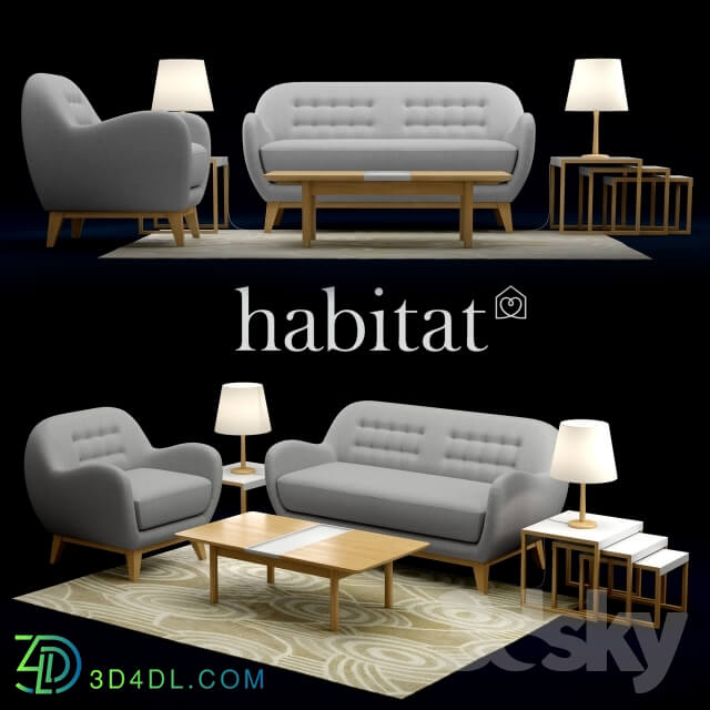 Sofa - Habitat Collection_ Baltazar II_ Elia_ Klio_ Pip_ Icone.