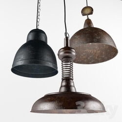 Ceiling light - Set Restoration Hardware fixtures 