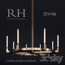 Ceiling light - RH Cannele Round Chandelier 