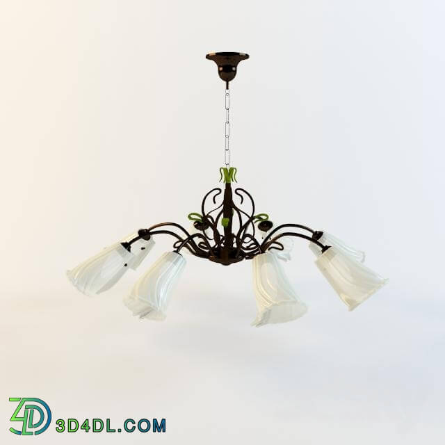 Ceiling light - Chandelier with flowers