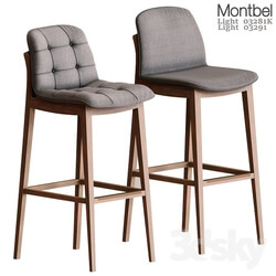 Chair - Montbel Barstool Light 03281K Light 03291 