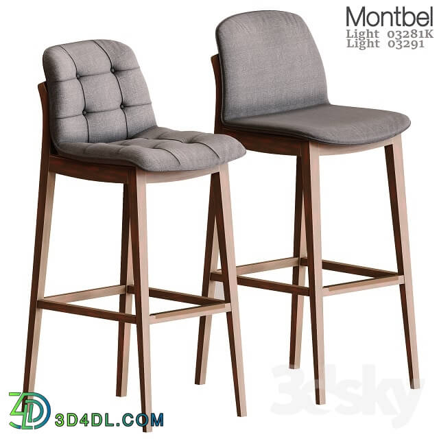 Chair - Montbel Barstool Light 03281K Light 03291