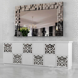 Sideboard _ Chest of drawer - Mirror and Counter 