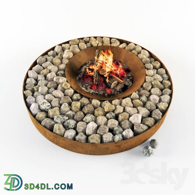 Other architectural elements - Garden hearth