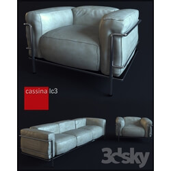 Sofa - Cassina lc3 