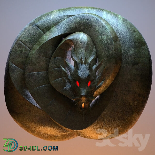 Sculpture - Dragon Statue Shendu