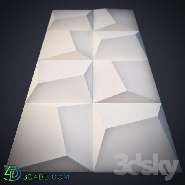 Other decorative objects - Gypsum 3D panel for walls
