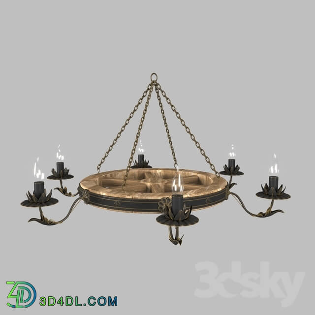 Ceiling light - OM Chandelier Дль.рф _Chandelier wheel 50cm_