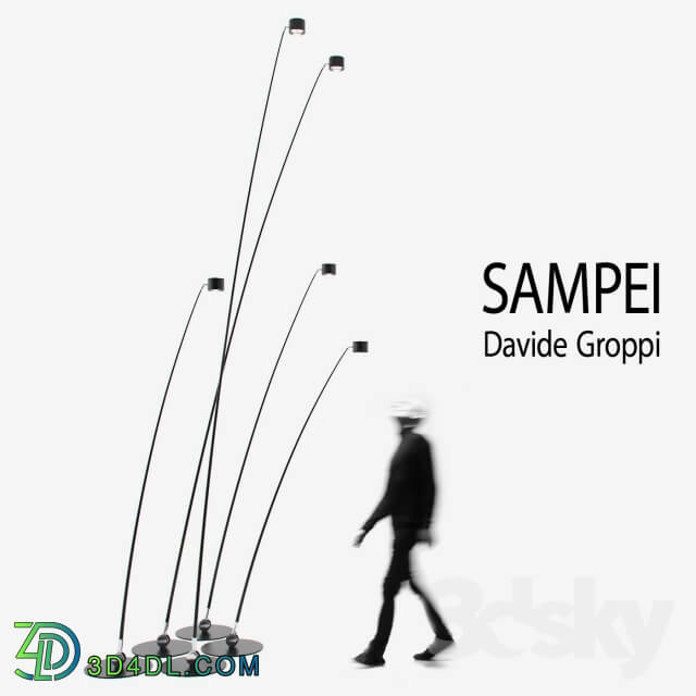Floor lamp - Sampei Davide Groppi 230 260 290 440