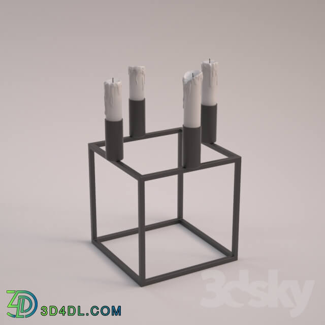Other decorative objects - Kubus Candle Holder