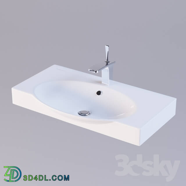 Wash basin - Sanita Luxe Infinity 75 washbasin