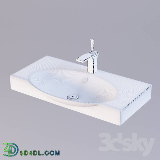 Wash basin - Sanita Luxe Infinity 75 washbasin