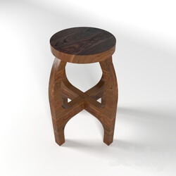 Chair - wooden stool chair 