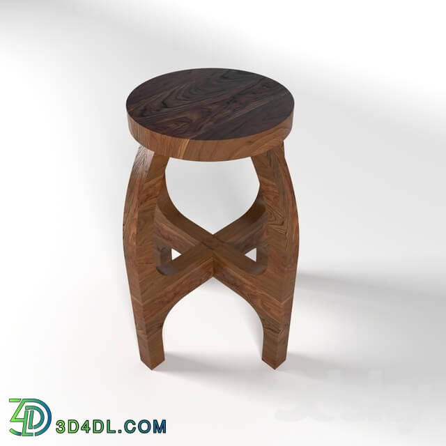 Chair - wooden stool chair