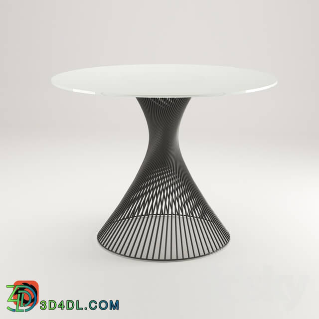 Table - Dining Table Spiral Dining Table