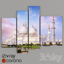 Frame - Masjid_ Mosque_ triptych_ picture_ 