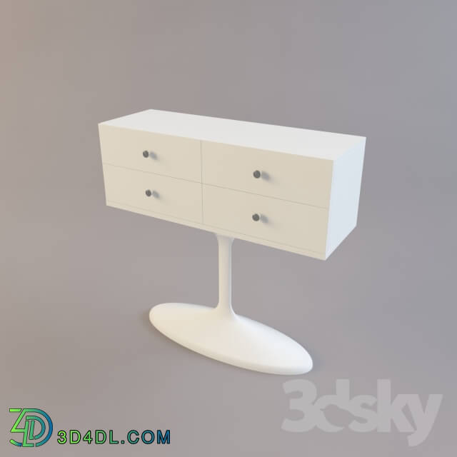 Sideboard _ Chest of drawer - Kare design Console Trumpet White