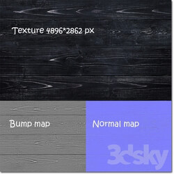 Wood - Texture black bars zavoskovannyh 