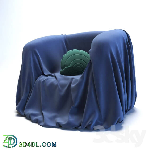 Arm chair - Armchair with cape _ pillow