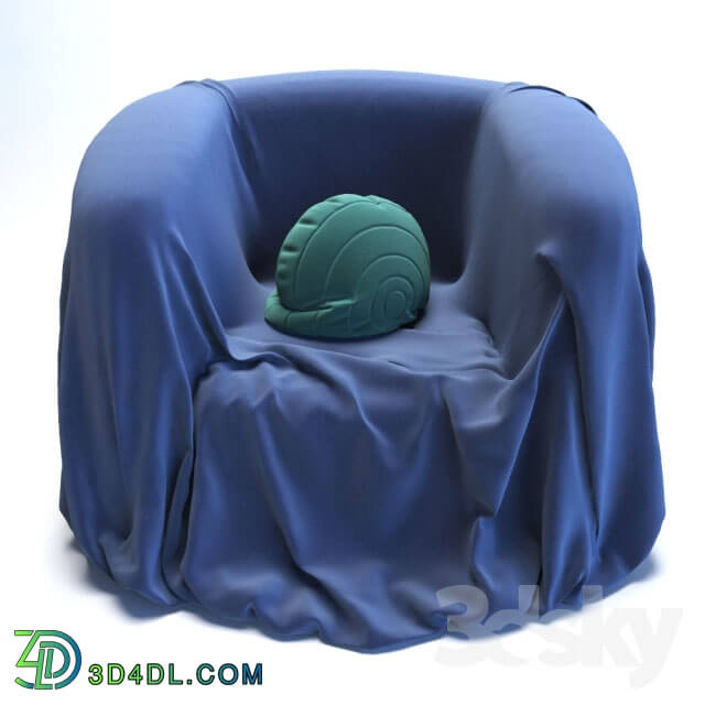 Arm chair - Armchair with cape _ pillow