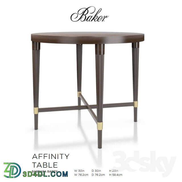 Table - Affinity Table by Baker