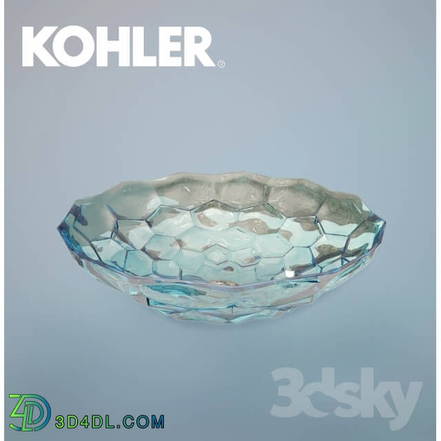 Wash basin - Kohler Briolette Glass Vessel