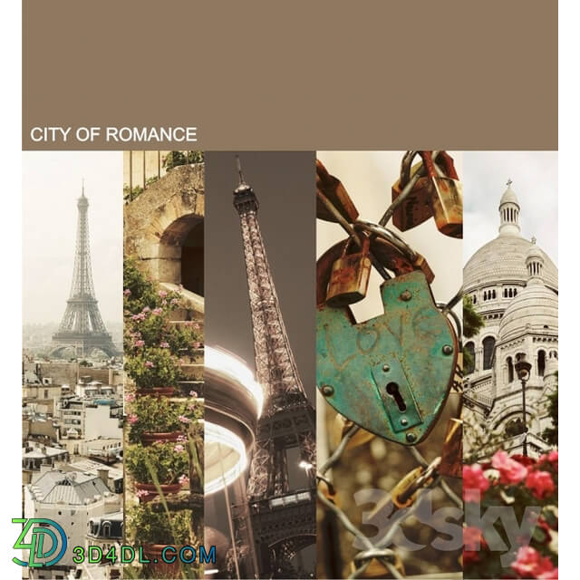 Wall covering - MR Perswall_ City of Romance