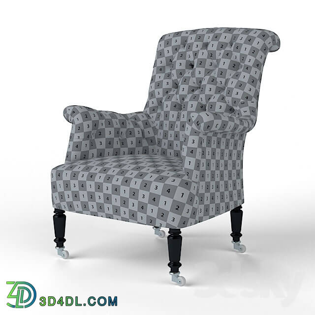 Arm chair - Velor chair