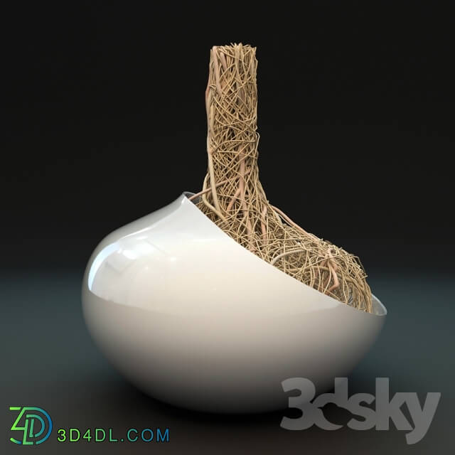 Vase - Vase Monfredo - Root decorative plant