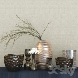 Vase - Decor set Kelly Hoppen 4 _ decorative set 