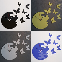 Other decorative objects - Clock butterfly 