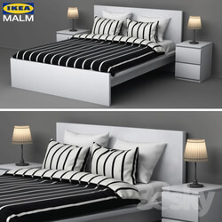 Bed - Bed MALM IKEA 