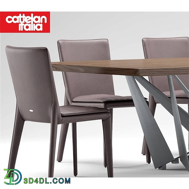 Table _ Chair - Table and chairs cattelan italia VITTORIA