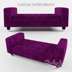 Other soft seating - Custom Tufted Bench 