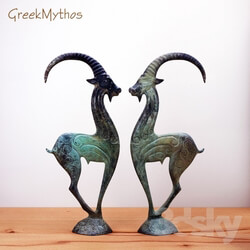 Sculpture - GreekMythos - Wild Goat 